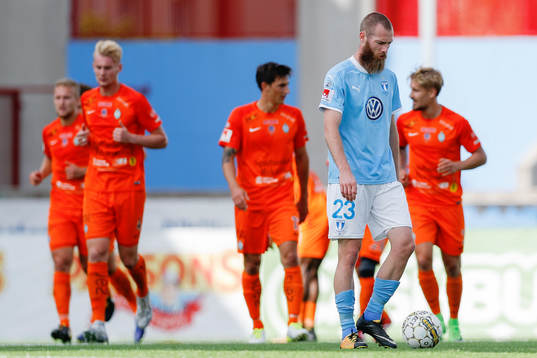 Malmö FFs Jo Inge Berget deppar