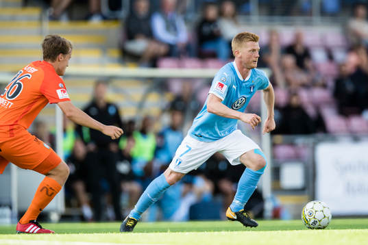 Malmö FFs Anders Christiansen och AFC Eskilstunas Robert