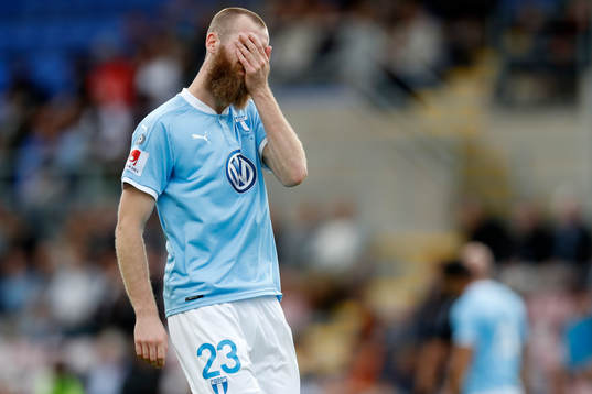 Malmö FFs Jo Inge Berget deppar