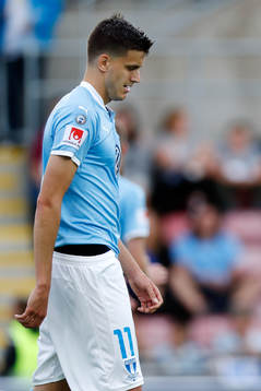 Malmö FFs Alexander Jeremejeff deppar