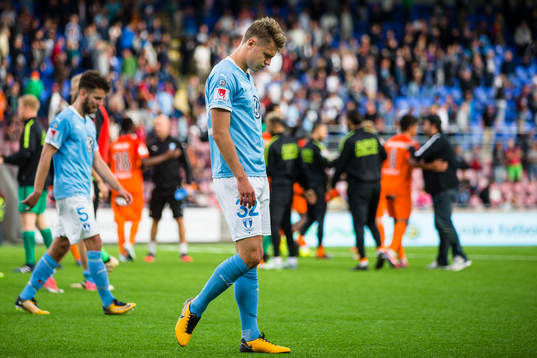 Malmö FFs Mattias Svanberg deppar