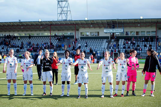 Rosengårds spelare tackar publiken