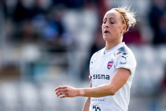 Rosengårds Sanne Troelsgaard Nielsen deppar