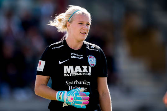 Eskilstunas målvakt Emelie Lundberg