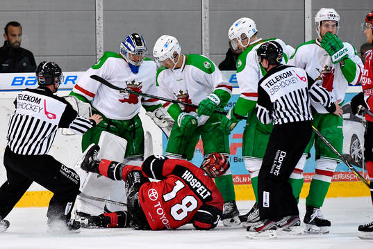 Rögles målvakt Ville Kolppanen och Jesper Williamsson