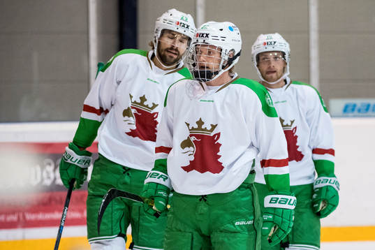 Rögles Rasmus Sandin, Ludvig Rensfeldt och Simon Ryfors