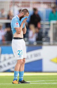 Malmö FFs Jo Inge Berget deppar