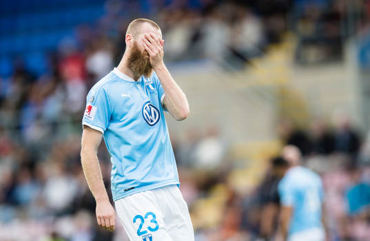 Malmö FFs Jo Inge Berget deppar