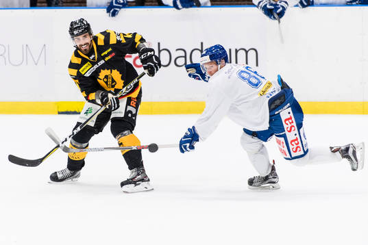 Skellefteås Morgan Ellis och Sparta Sarpsborgs Greg Wolfe
