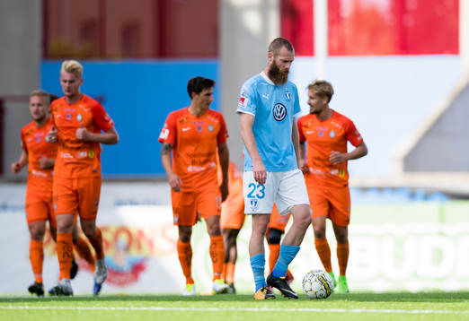 Malmö FFs Jo Inge Berget deppar
