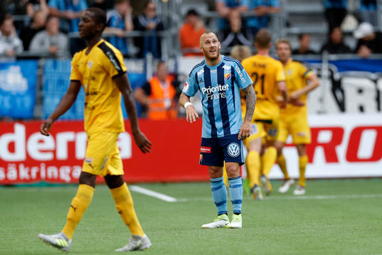 Djurgårdens Magnus Eriksson deppar
