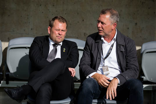 Häckens tränare Mikael Stahre och sportchef Sonny