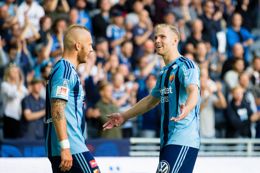 Djurgårdens målskyttar, Magnus Eriksson (v) och Gustav