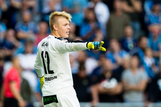 Halmstads målvakt Isak Pettersson