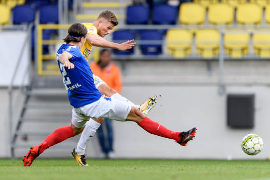 Falkenbergs Erik Pärsson och Åtvidabergs Jon Birkfeldt