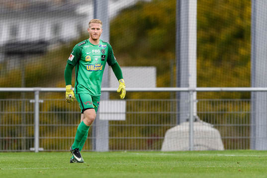 Falkenbergs målvakt Hampus Nilsson