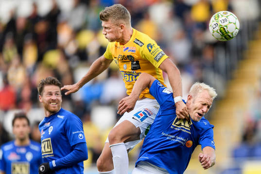 Falkenbergs Erik Pärsson och Åtvidabergs Pekka Lagerblom