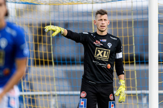 Åtvidabergs målvakt Gustav Jansson