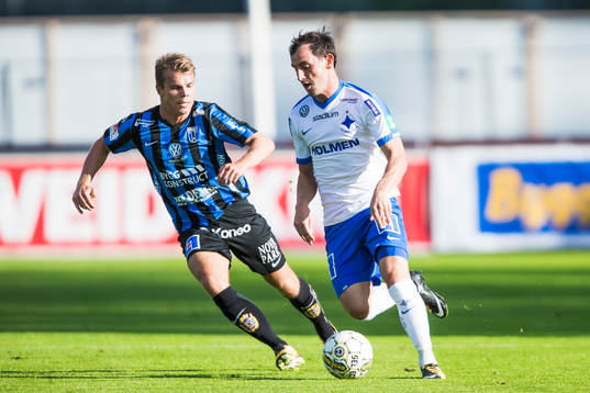 Norrköpings Nikola Tkalcic och Sirius Elias Andersson