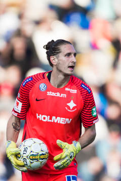 Norrköpings målvakt David Mitov Nilsson