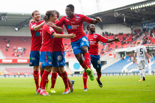 Helsingborgs Alex Timossi Andersson jublar