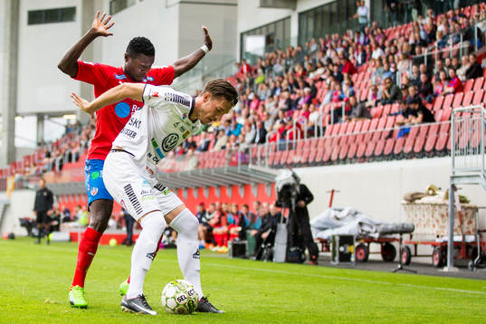 Helsingborgs Lumala Abdu och GAIS Daniel Janevski