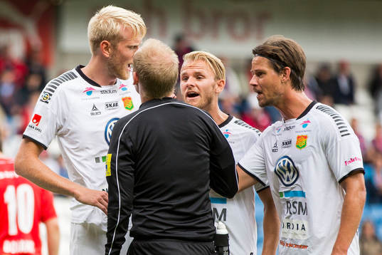 GAIS Carl Nyström, August Wängberg och Dusan Djuric i