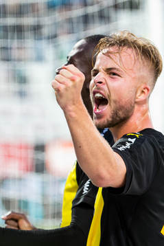 Hammarbys Sander Svendsen jublar