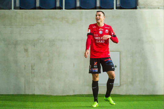 Trelleborgs Dino Islamovic jublar