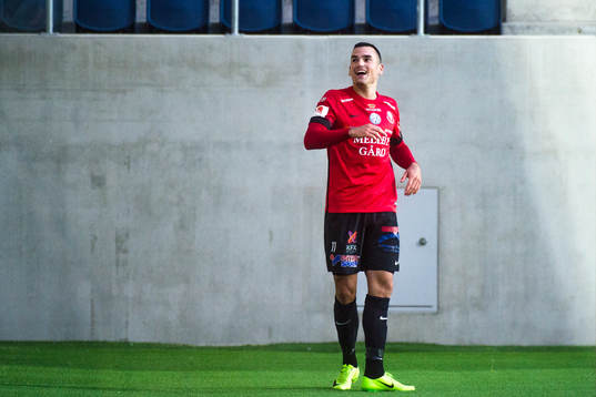 Trelleborgs Dino Islamovic jublar