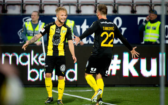 Hammarbys Sander Svendsen jublar