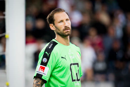 Hammarbys målvakt Johan Wiland
