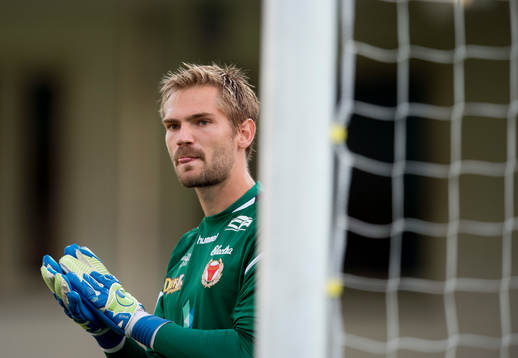 Kalmars målvakt Lucas Hägg-Johansson