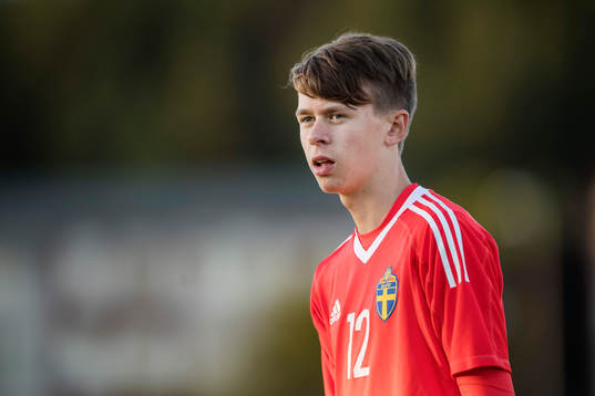 Sveriges målvakt Hugo Claesson
