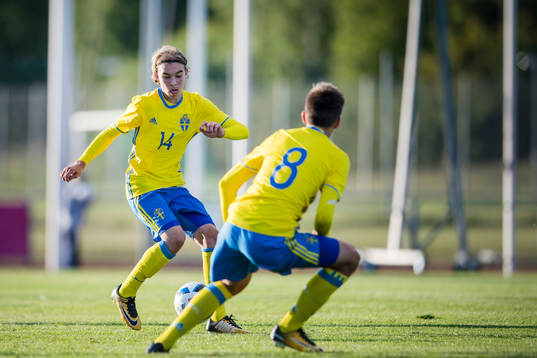 Sveriges Aleksander Nilsson och Tim Prica
