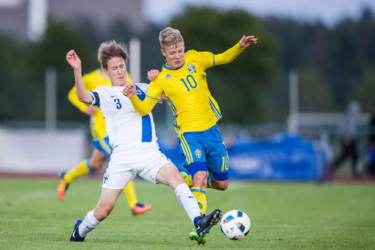Finlands Lauri Kesti och Sveriges Otto Vallentin