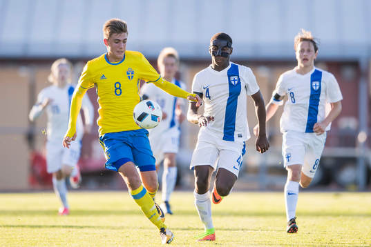 Sveriges Tim Prica och Finlands Tony Miettinen