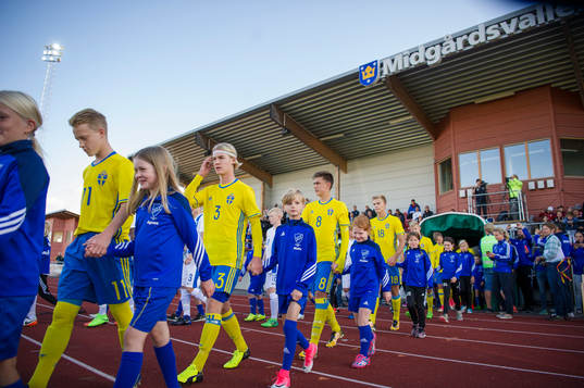 Sveriges David Edvardsson, Melvin Appelberg  och Tim Prica