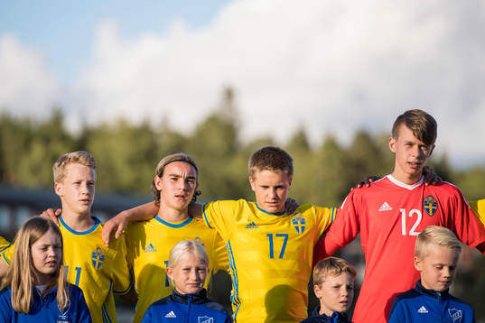 Sveriges David Edvardsson, Aleksander Nilsson, Teo