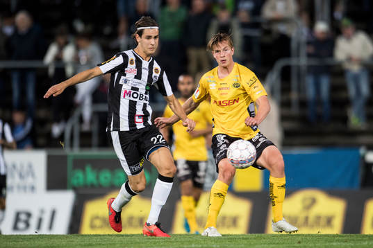 Landskronas Adi Nalic och Simon Olsson