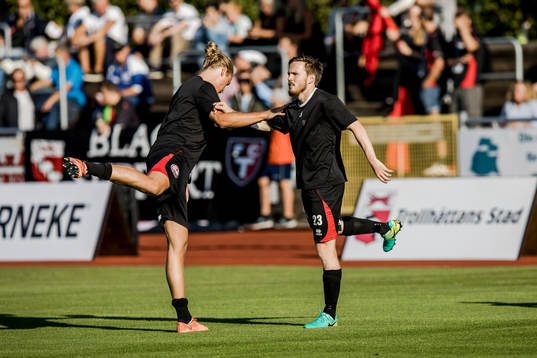 Trollhättans Pelle Ödlund (v) och Jonas Emanuelsson