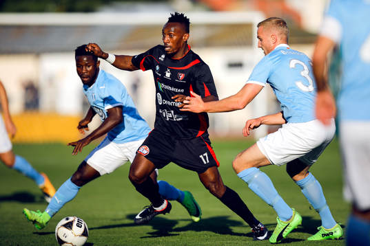 Trollhättans Charles Ikenna Kean och Malmö FFs Franz