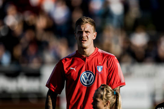 Malmö FFs målvakt Johan Dahlin