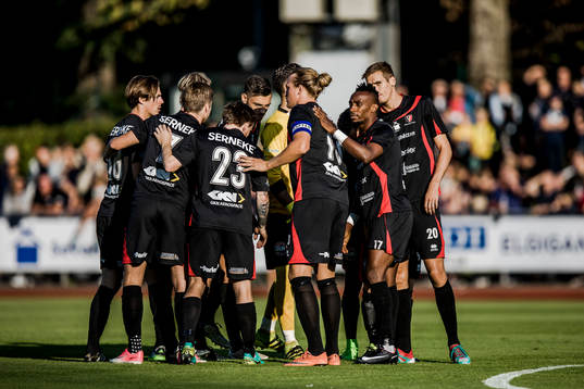 Trollhättans spelare laddar