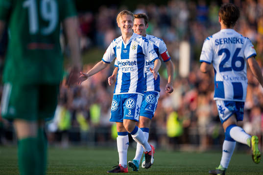 IFK Göteborgs Billy Nordström jublar