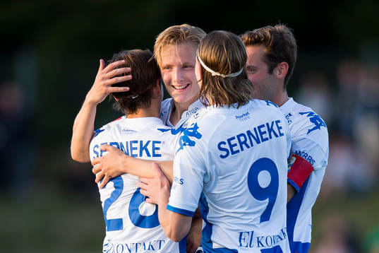 IFK Göteborgs Billy Nordström jublar