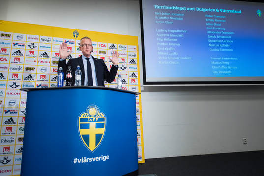 Sveriges förbundskapten Janne Andersson