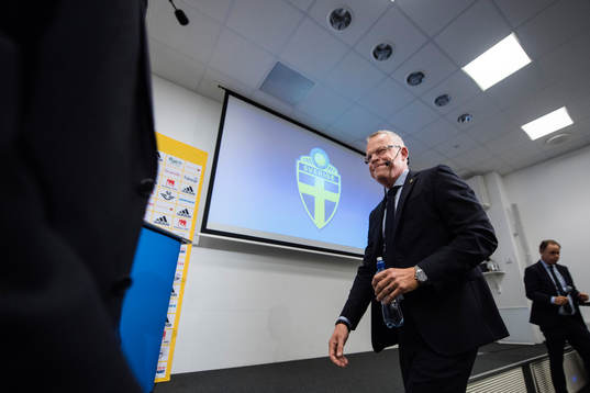 Sveriges förbundskapten Janne Andersson
