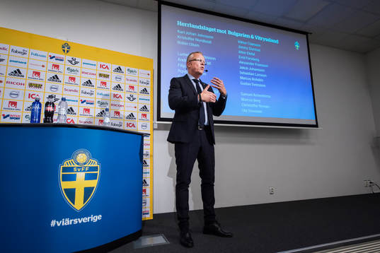 Sveriges förbundskapten Janne Andersson