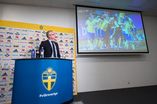 Sveriges förbundskapten Janne Andersson